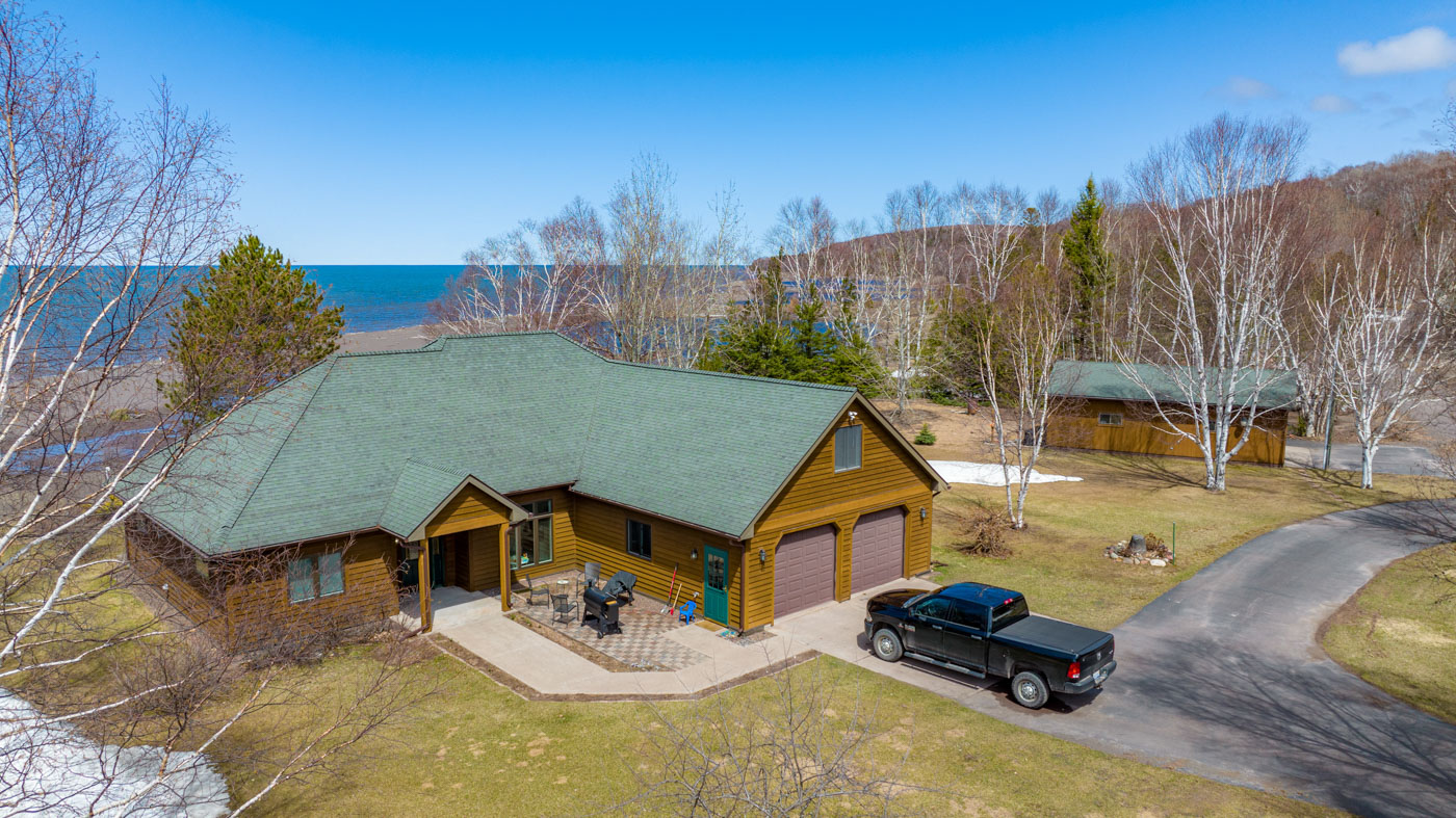 Lake Superior Home Aerial Photography
